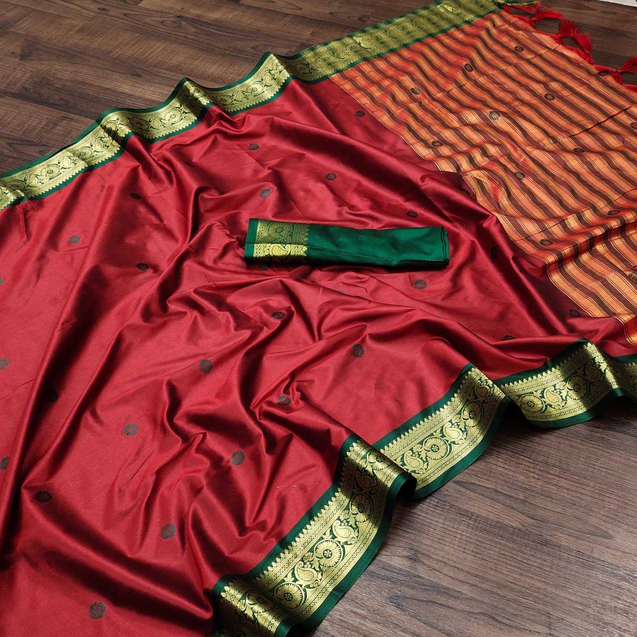 YNF SILK COTTON RUD MATCHING WHOLESALE SAREES MANUFACTURER         